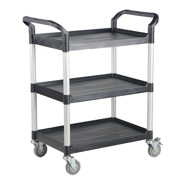 Vestil Commercial Cart, 43x20, 3Shelf, No Panels, Steel, 550 lb Load Capacity, 3 Shelves, 20.5 L, 43.25 W CSC-L - main